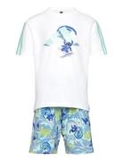 Lk Dy Ls T Set Adidas Sportswear Blue