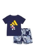 I Dy Mm T Set Adidas Sportswear Blue