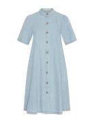 Mschjolene Elena 2/4 Shirt Dress MSCH Copenhagen Blue