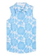 W Cloudspun Botanic Sl Polo PUMA Golf Blue