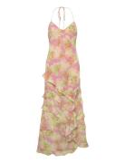 Cantara Printed Maxi Dress Bardot Pink