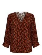 Slfleia 3/4 Shirt B Selected Patterned