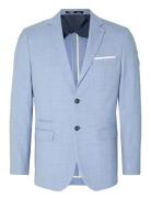 Slhslim-Oasis Linen Blz Noos Selected Blue