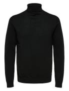 Slhberg Roll Neck Noos Selected Black