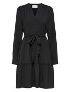 Slfmivia Lshort Dress Selected Black
