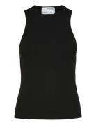 Slfanna O-Neck Tank Top Noos Selected Black