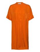 Slfabienne-Viola Ss Over Dress B Selected Orange