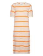 Slfalby Ss Long Knit Dress Selected Patterned