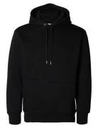 Slhreg-Dan Sweat Hood Selected Black
