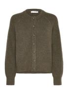 Slfrena Ls Knit Cardigan Camp Selected Khaki