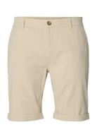 Slhslim-Luton Flex Shorts Noos Selected Beige