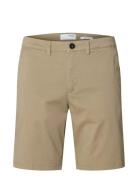 Slhslim-Miles Flex Shorts Noos Selected Beige