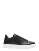 Slhdavid Chunky Leather Sneaker Noos Selected Black