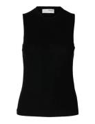 Slfingrid Sl Knit Top Selected Black