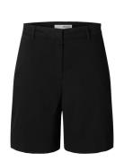 Slfvienna Hw Wide Shorts Selected Black