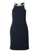 Slfelfrida Sl Contrast Short Dress Selected Navy