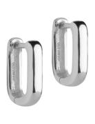 Hoops, Square 12 Mm Enamel Copenhagen Silver
