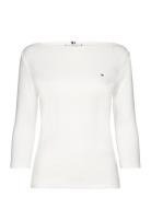 New Cody Slim Boat-Nk 3/4Slv Tommy Hilfiger White