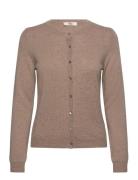 Rmwsofia Wool Ls Short Cardigan RM By Rosemunde Beige