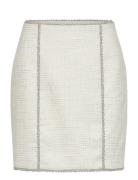 Boucle Mini Skirt ROTATE Birger Christensen Cream