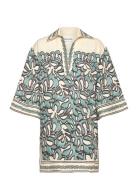 Imogen Tunic Mini Dress Malina Patterned