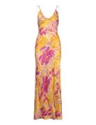 Satin Slip Dress By Ti Mo Patterned