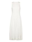 Long Balloon Dress Mango White