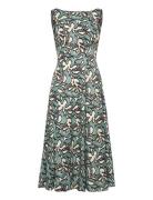 Xenia Panel Midi Dress Malina Navy