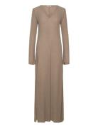 Maxi Longsleeve Dress Weekday Beige