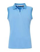 Lds Victoria Drycool Sleeveless Abacus Blue