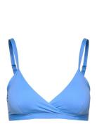 Overlap Bikini Top Casall Blue
