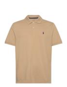 Tailored Fit Performance Mesh Polo Shirt Ralph Lauren Golf Beige