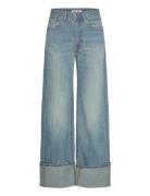 Rosa Turn Up Kros Regen St Lois Jeans Blue