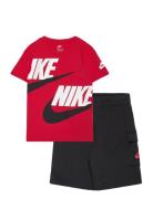 Nkb B Nsw Hbr Cargo Short Set Nike Red