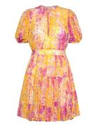 Dotted Georgette Mini Dress By Ti Mo Patterned