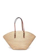 Lg Fan Tote Michael Kors Beige