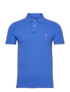 Slim Fit Mesh Polo Shirt Polo Ralph Lauren Blue