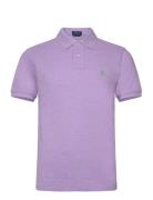 Slim Fit Mesh Polo Shirt Polo Ralph Lauren Purple