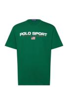Classic Fit Polo Sport Jersey T-Shirt Polo Ralph Lauren Green