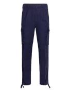 Lateef Slim Tapered Fit Linen Cargo Pant Polo Ralph Lauren Navy