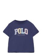 Logo Cotton Jersey Tee Ralph Lauren Kids Navy