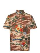 Classic Fit Tropical Linen-Cotton Polo Polo Ralph Lauren Patterned