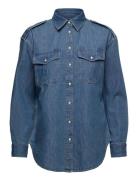 Relaxed Fit Denim Shirt Lauren Ralph Lauren Blue