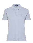 Classic Fit Piqué Polo Shirt Polo Ralph Lauren Blue
