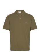 Reg Shield Ss Pique Polo GANT Khaki