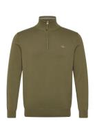 Classic Cotton Half Zip GANT Grey