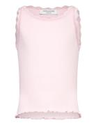 Rkbalta Modal Sl Short Lace Top Rosemunde Kids Pink