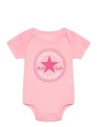 C1-Bodysuit+Hat+Bootie Converse Pink