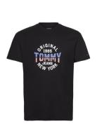 Tjm Reg Usa Circle Graph Ss Tee Tommy Jeans Black