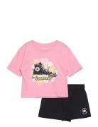 Ks-Knit Short Set Converse Patterned